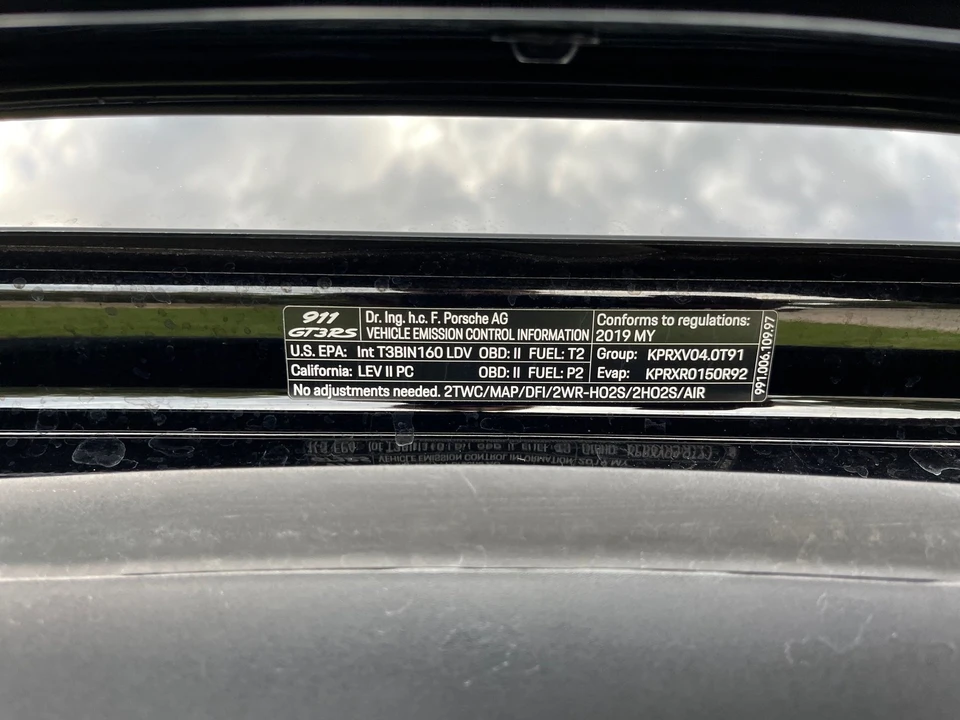 2019 Porsche 991 GT3 RS - Image 29 of 31