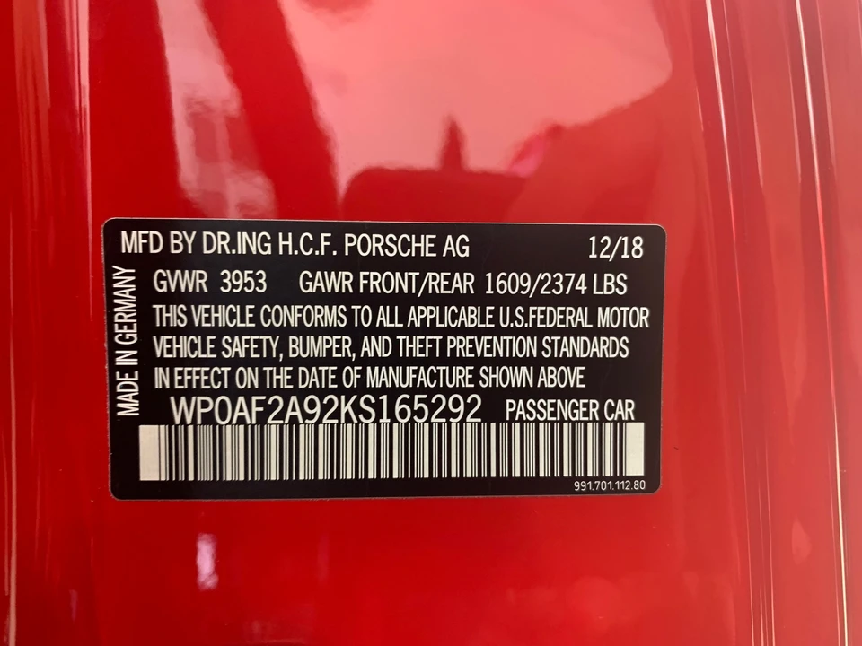 2019 Porsche 991 GT3 RS - Image 25 of 25