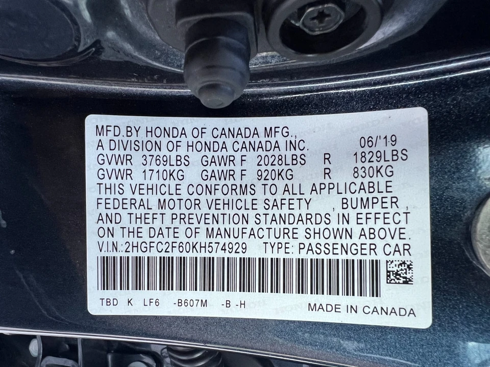 2019 Honda Civic 10th Gen - Image 12 of 25