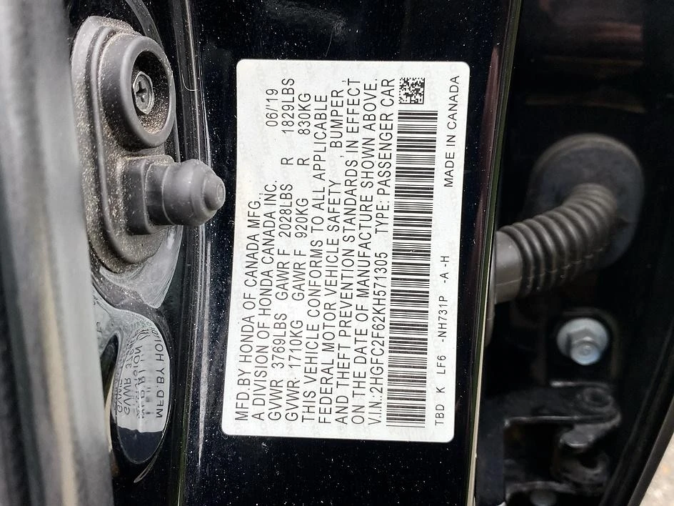 2019 Honda Civic 10th Gen - Image 19 of 31