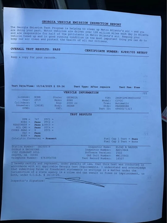 2019 Honda Civic 10th Gen - Image 11 of 11
