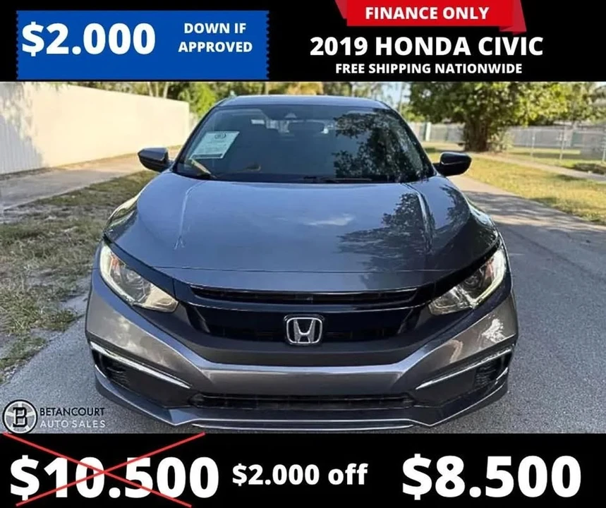 2019 Honda Civic 10th Gen - Image 2 of 20