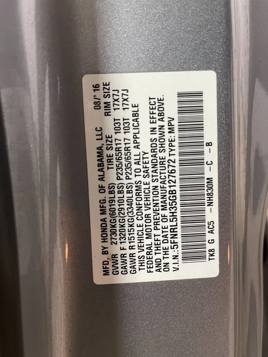 2019 Honda Odyssey - Image 19 of 19