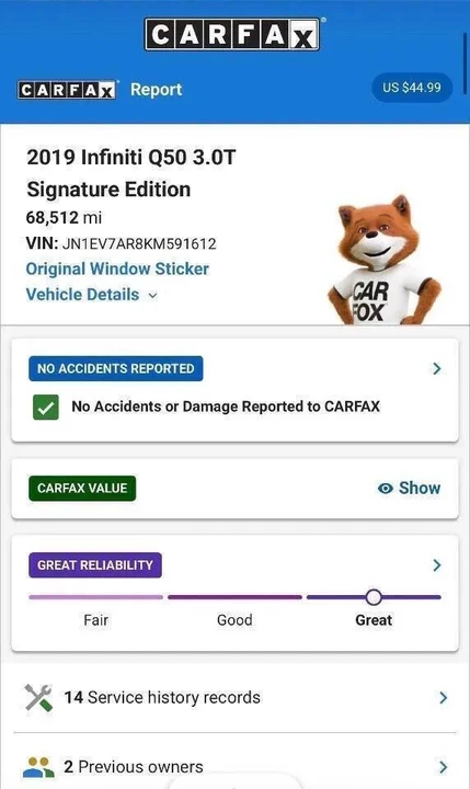 2019 Infiniti Q50 - Image 12 of 31