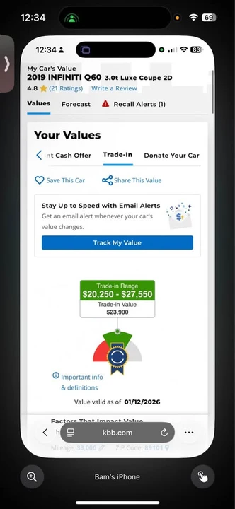 2019 Infiniti Q60 - Image 9 of 9