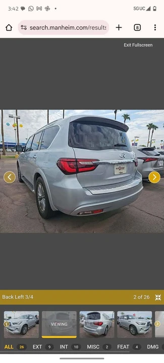 2019 Infiniti QX80 - Image 2 of 12