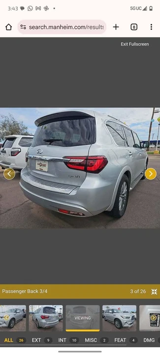 2019 Infiniti QX80 - Image 3 of 12