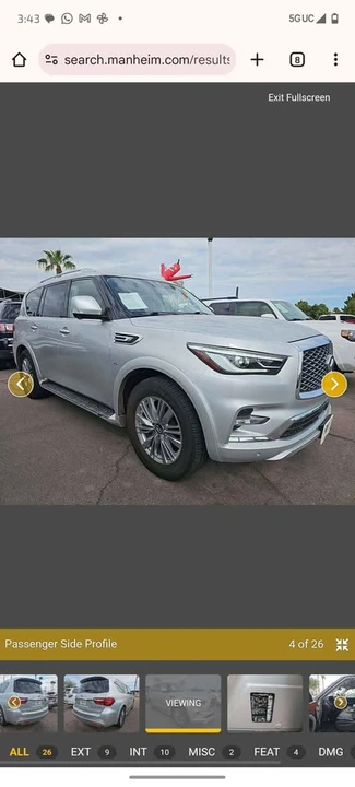 2019 Infiniti QX80 - Image 4 of 12