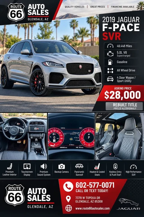 2019 Jaguar F-Pace SVR - Image 14 of 14