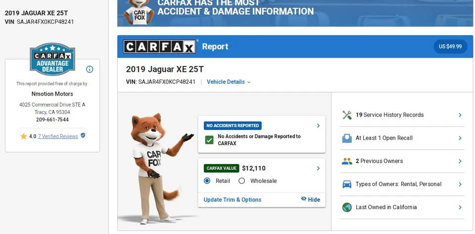 2019 Jaguar XE - Image 18 of 18