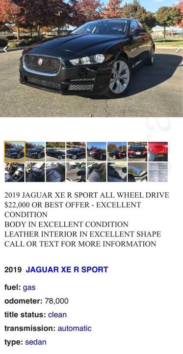 2019 Jaguar XE - Image 2 of 14