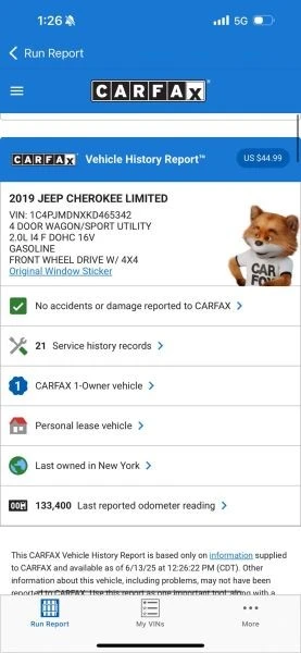 2019 Jeep KL Cherokee - Image 11 of 12