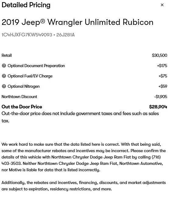 2019 Jeep JL Wrangler - Image 19 of 19