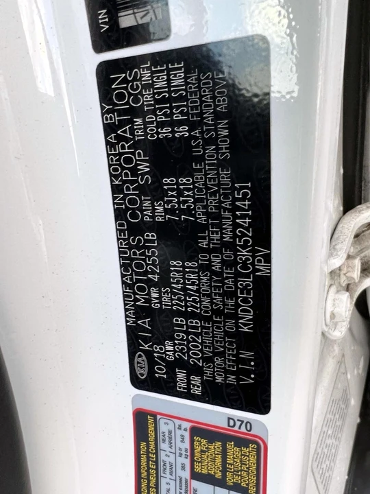 2019 Kia Niro - Image 18 of 21