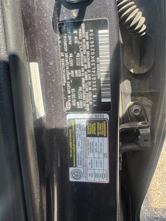 2019 Kia Optima/K5 - Image 14 of 15