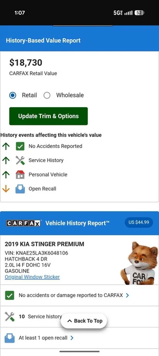 2019 Kia Stinger - Image 19 of 19