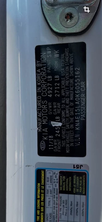 2019 Kia Stinger - Image 11 of 11