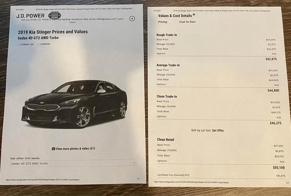 2019 Kia Stinger GT - Image 16 of 18
