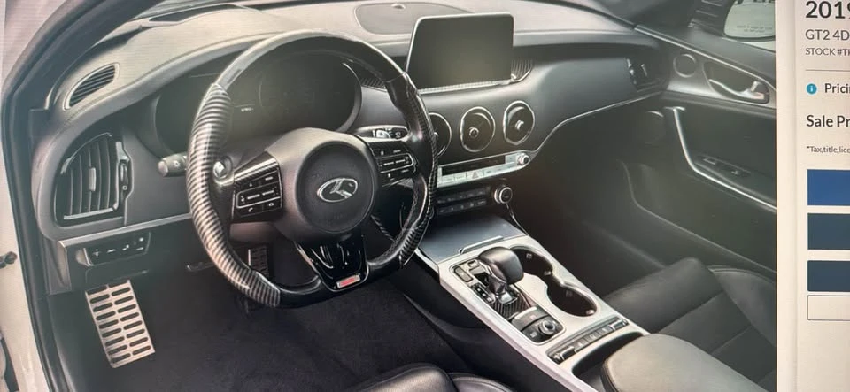 2019 Kia Stinger GT - Image 3 of 3