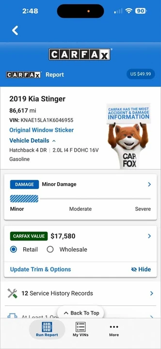 2019 Kia Stinger - Image 5 of 20
