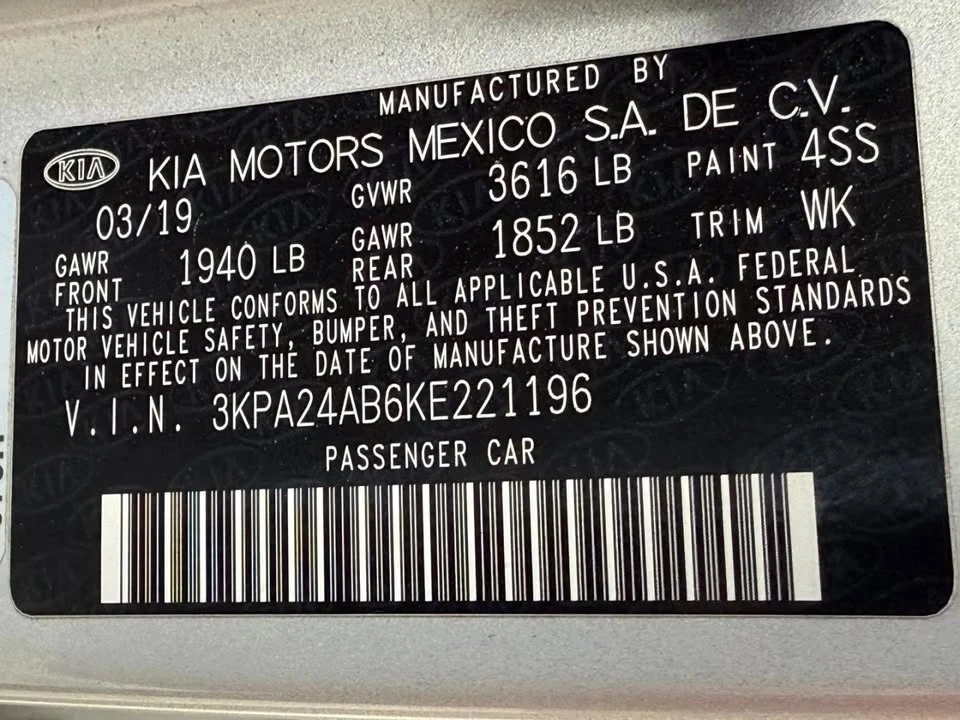 2019 Kia Rio - Image 15 of 18