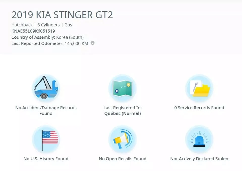 2019 Kia Stinger GT - Image 2 of 18