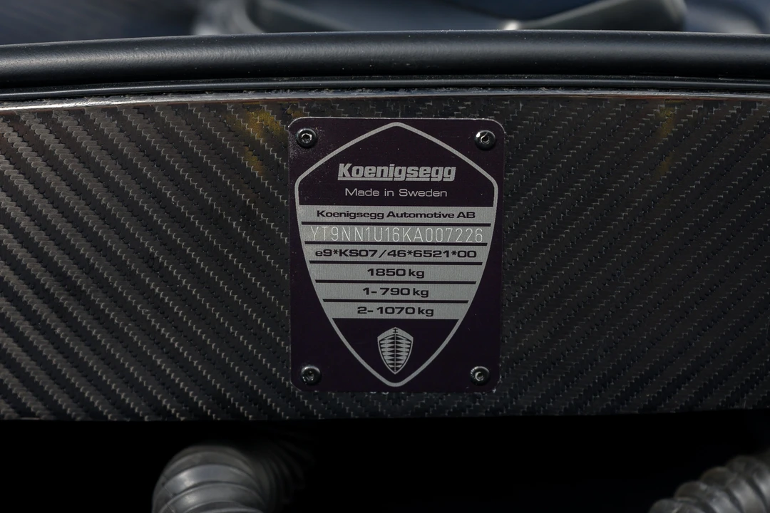 2019 Koenigsegg Regera - Image 16 of 31