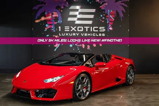 2019 Lamborghini Huracan LP 580-2 Spyder Convertible RWD