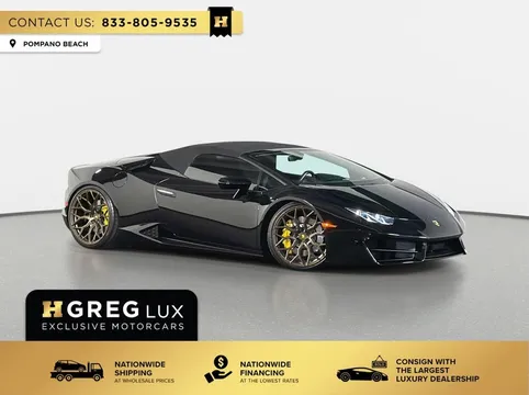2019 Lamborghini Huracan LP 580-2 Spyder Convertible RWD