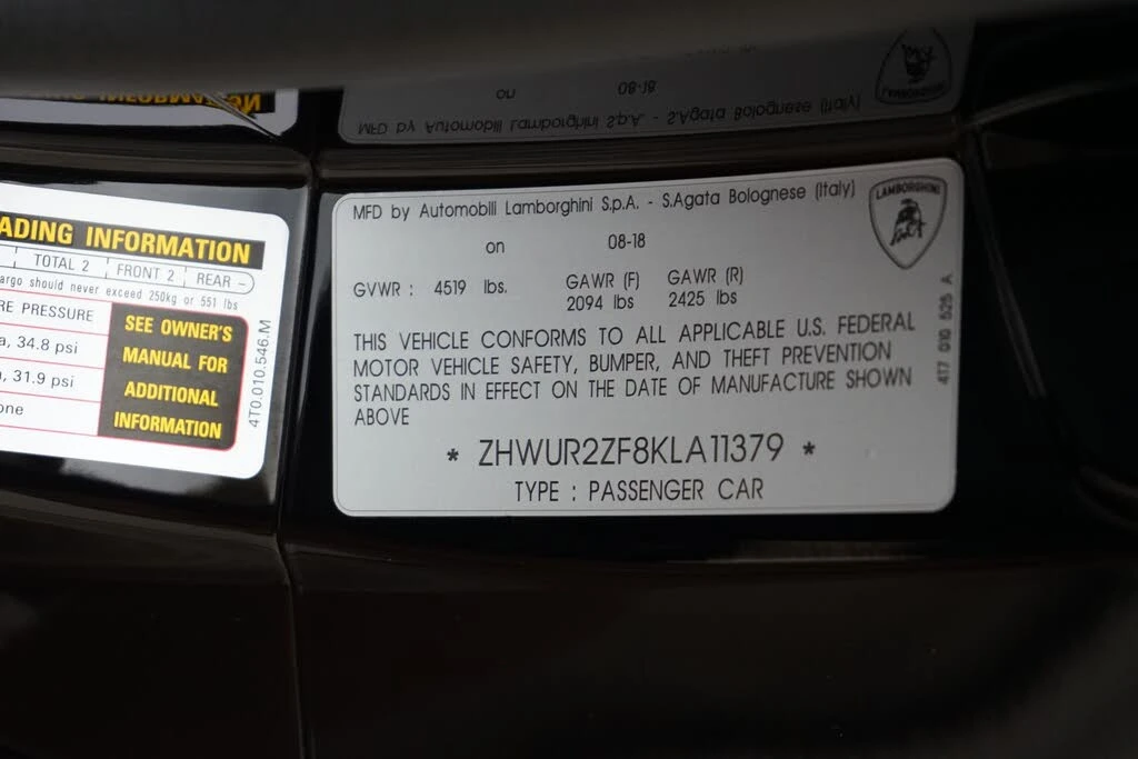 2019 Lamborghini Huracan LP580-2 - Image 28 of 28