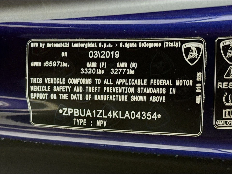 2019 Lamborghini Urus - Image 14 of 14