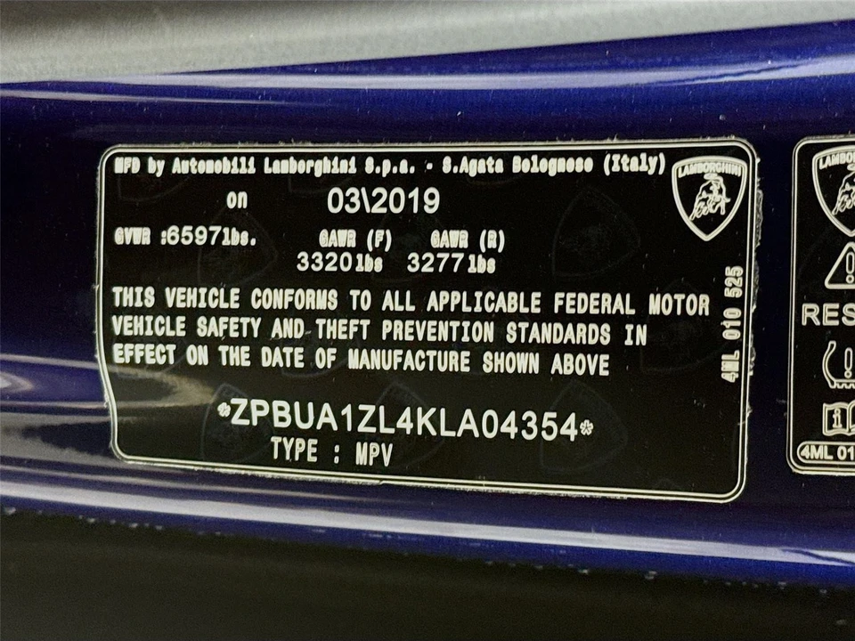 2019 Lamborghini Urus - Image 14 of 14