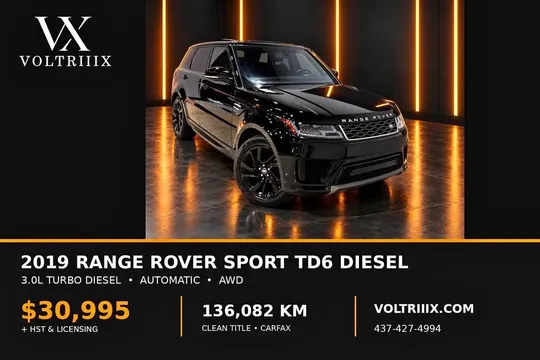 2019 Land Rover Range Rover Sport TD6