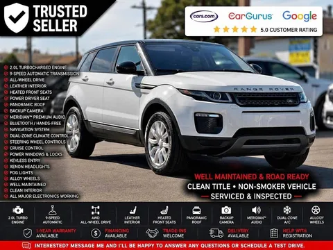 2019 Land Rover Range Rover Evoque SE Premium Sport Utility 4D