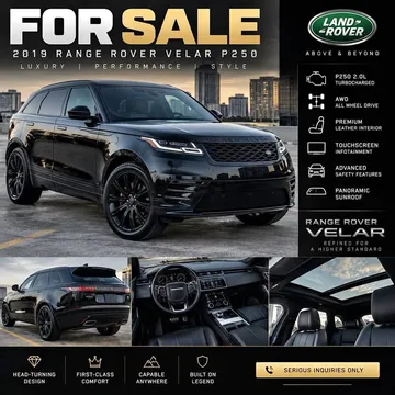 2019 Land Rover Range Rover Velar P250 R-Dynamic S