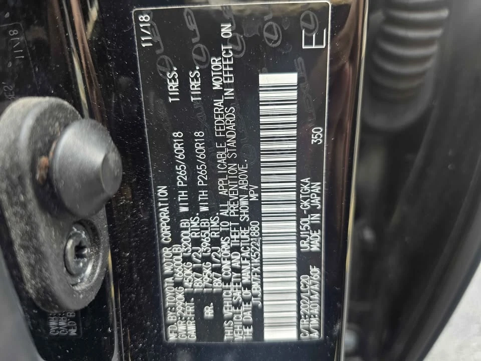 2019 Lexus GX 2nd Gen - Image 10 of 11