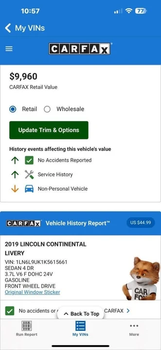 2019 Lincoln Continental 10th Gen - Image 11 of 20