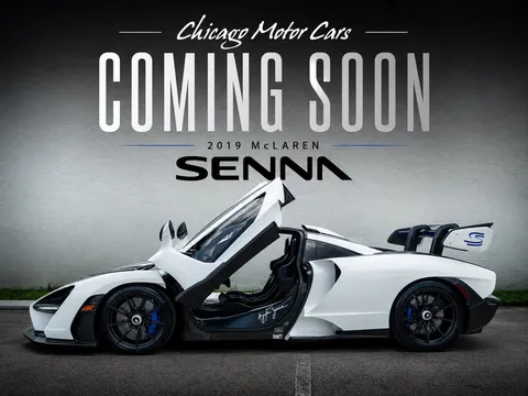 2019 McLaren Senna Pure White MSO Options Carbon Fiber Livery Stripe