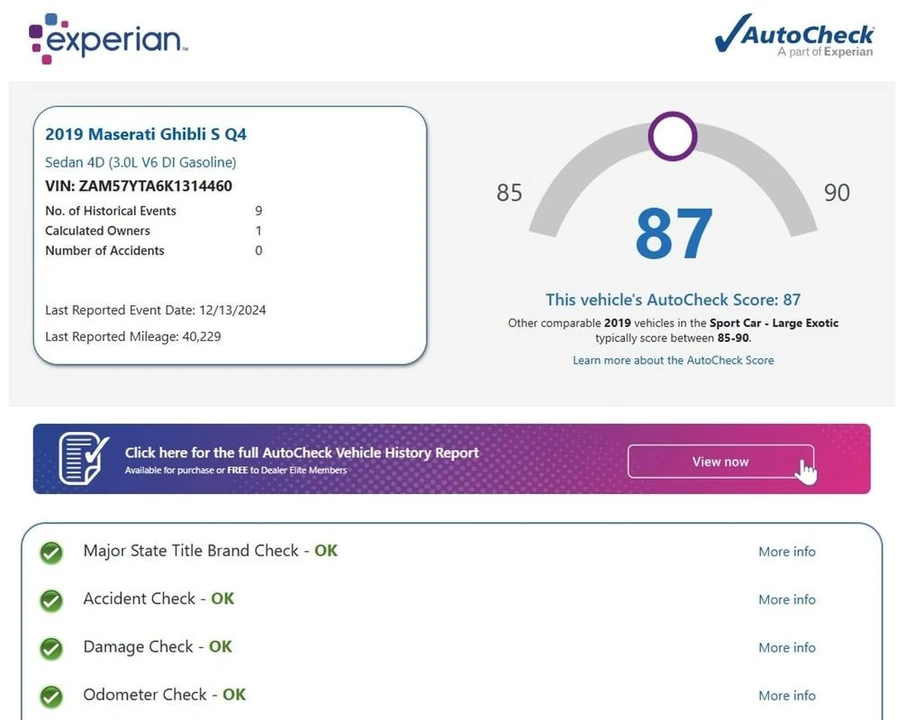 2019 Maserati Ghibli 3rd Gen - Image 2 of 12