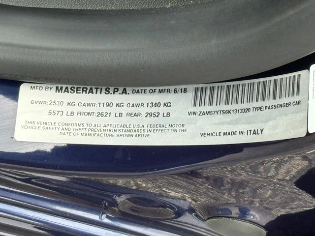 2019 Maserati Ghibli 3rd Gen - Image 16 of 31