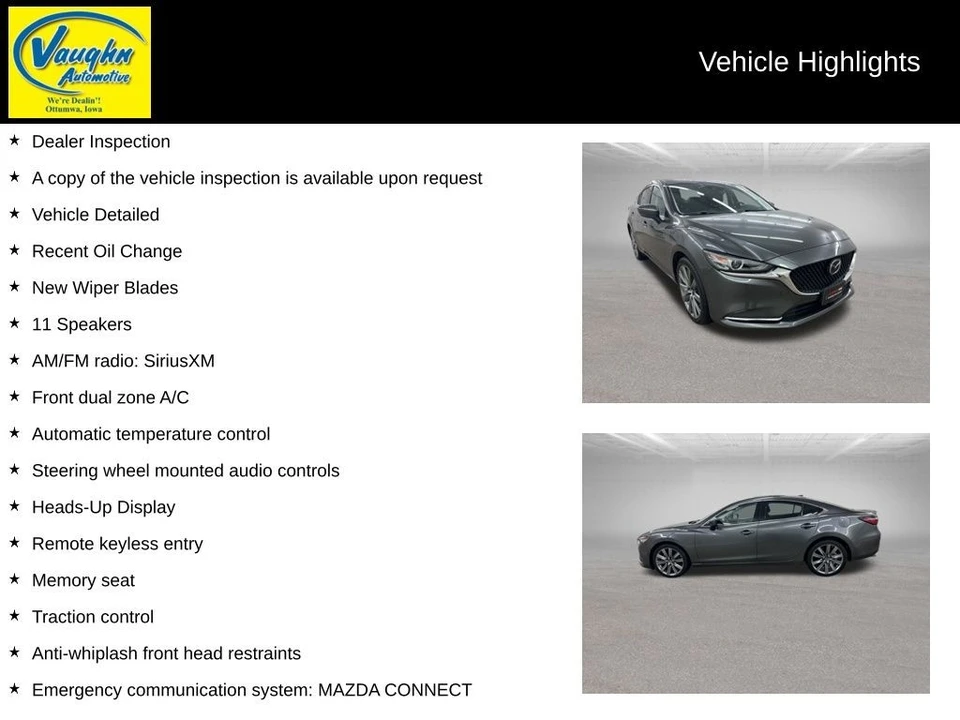 2019 Mazda Mazda 6 3rd Gen - Image 2 of 12