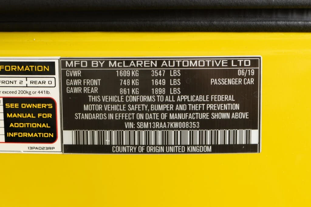 2019 McLaren 600LT - Image 19 of 31
