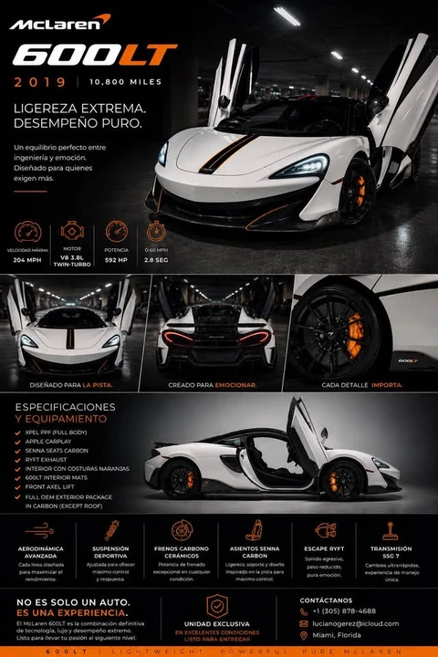 2019 McLaren 600LT - Image 7 of 7