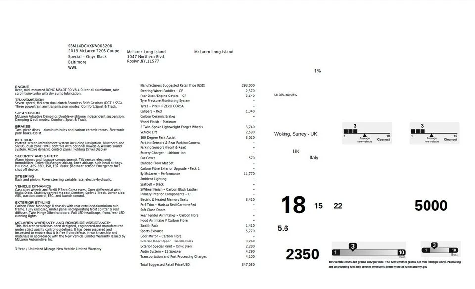 2019 McLaren 720S - Image 20 of 20