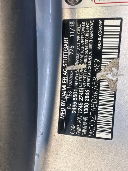 2019 Mercedes-Benz E-Class - Image 3 of 6