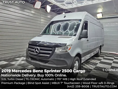 2019 Mercedes-Benz Sprinter 2500 Cargo 170" Extended High Roof