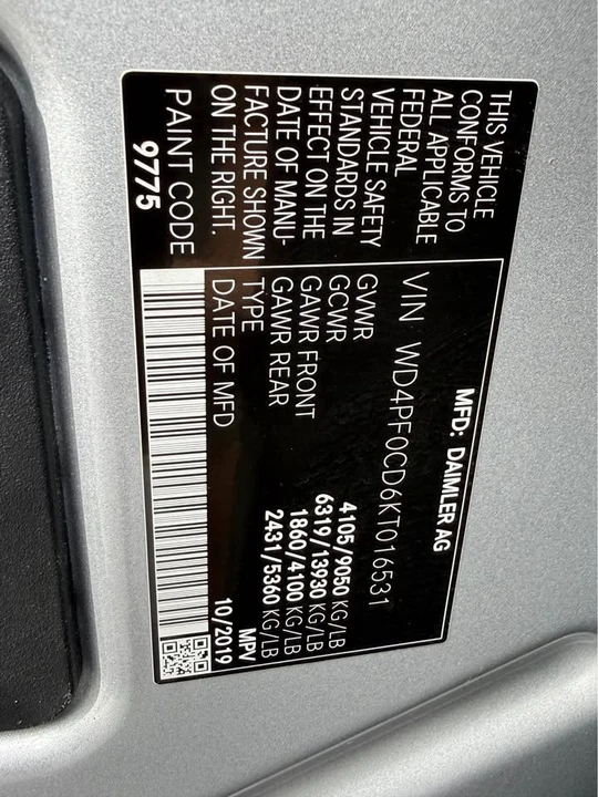 2019 Mercedes-Benz VS30 Sprinter - Image 4 of 20