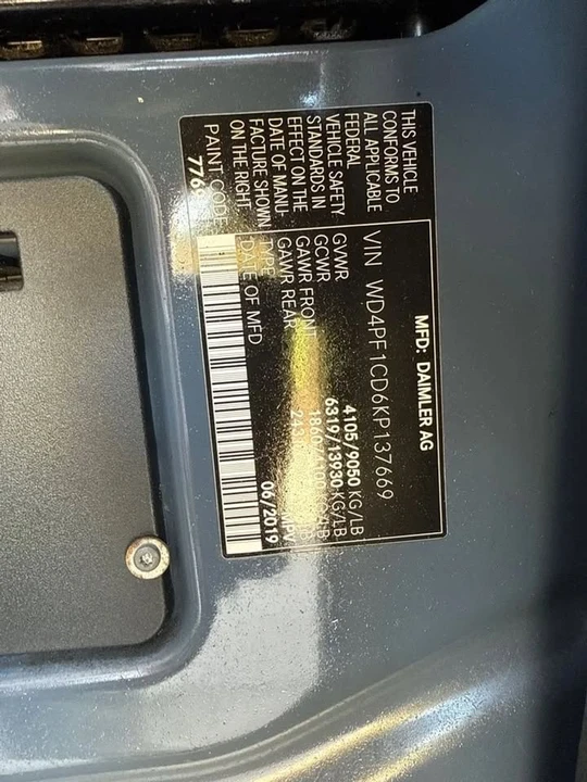 2019 Mercedes-Benz VS30 Sprinter - Image 8 of 16