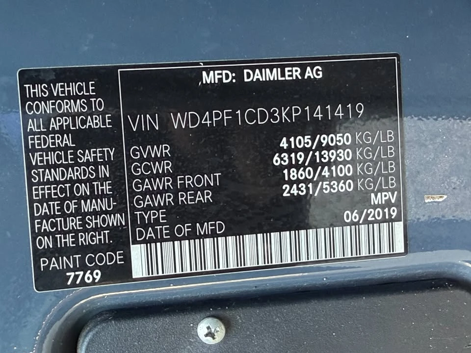 2019 Mercedes-Benz VS30 Sprinter - Image 20 of 20
