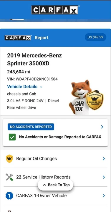 2019 Mercedes-Benz VS30 Sprinter - Image 5 of 5
